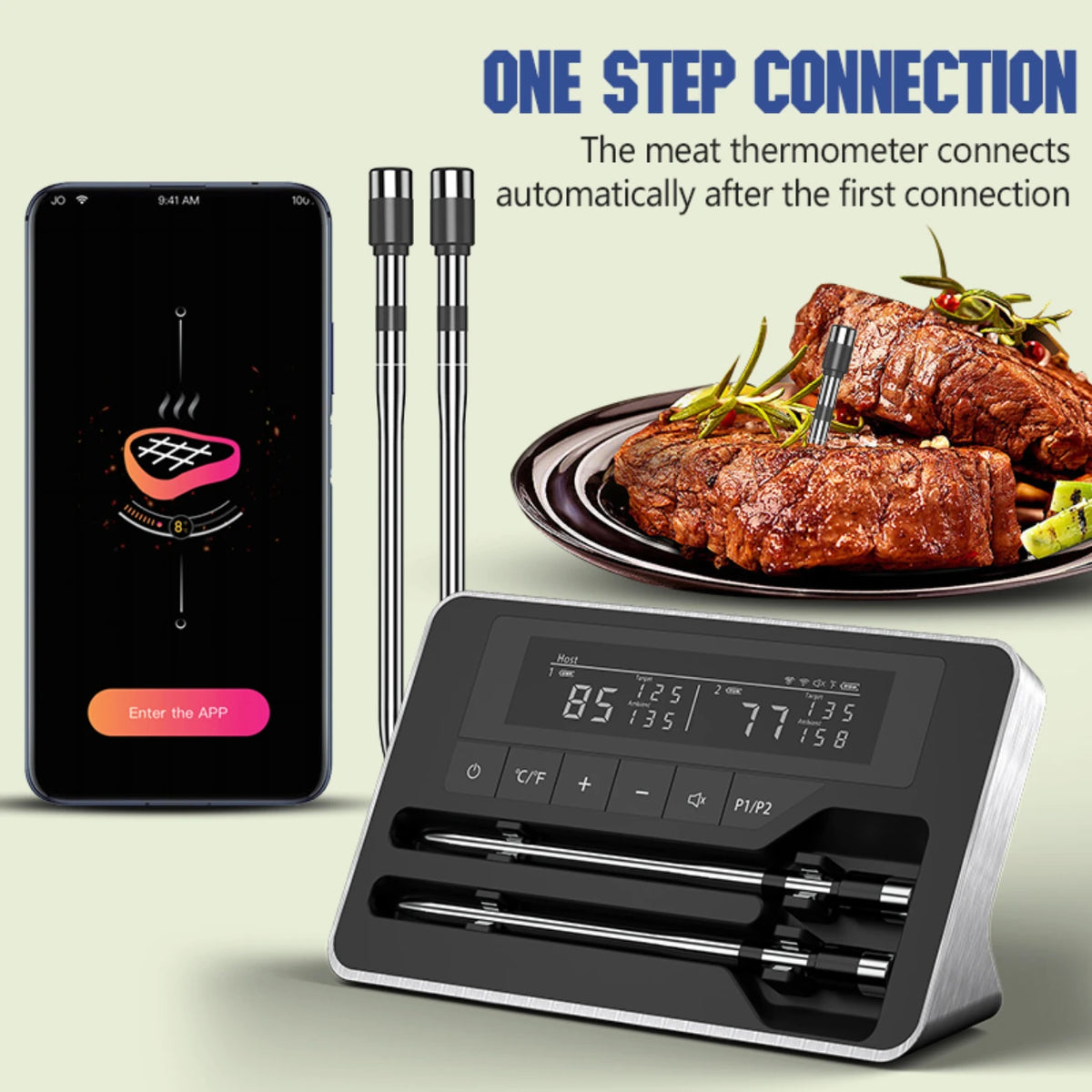 Wireless Meat Thermometer