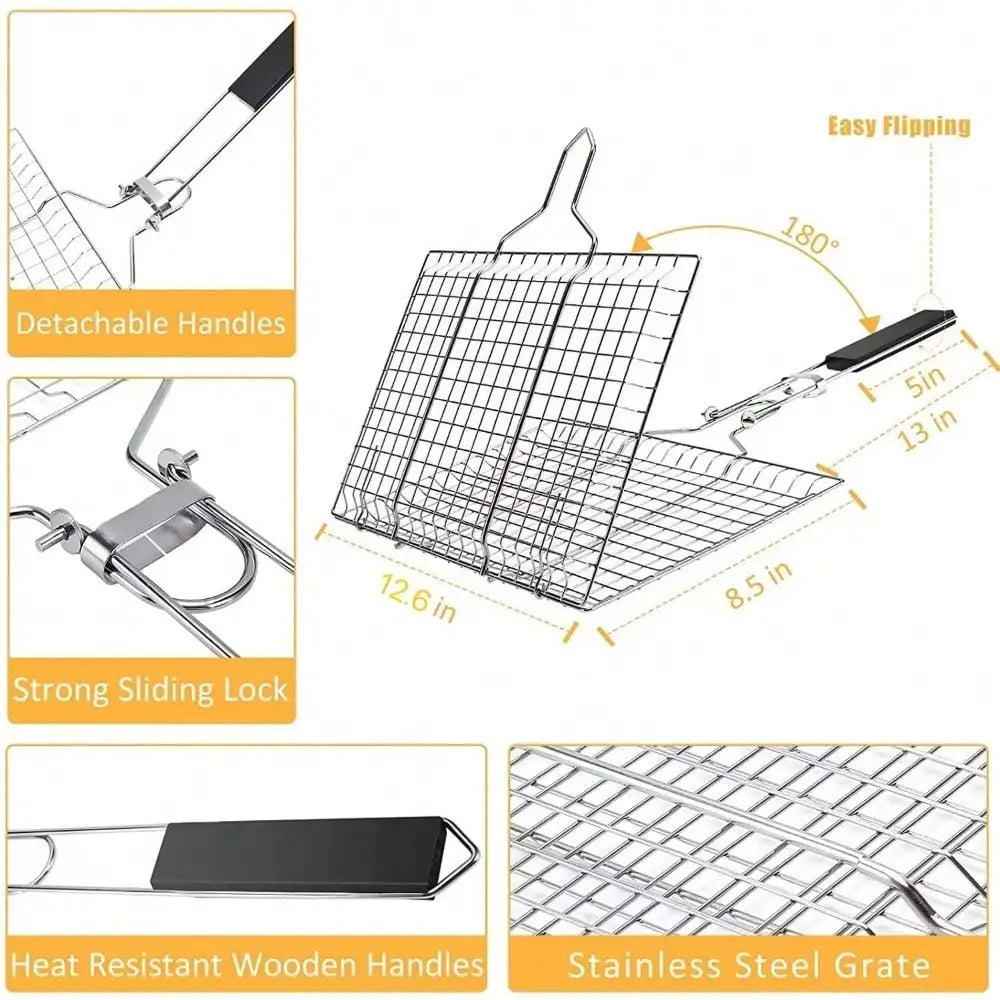 Folding Grill Basket