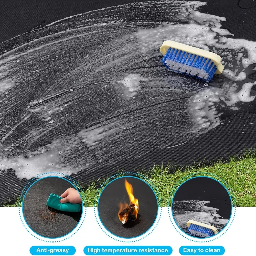 Easy to clean braai mat